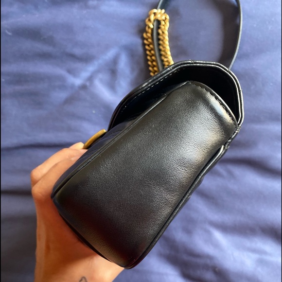 (SOLD TO A LOVELY BUYER) GG Marmont matelassé mini - Picture 5 of 10